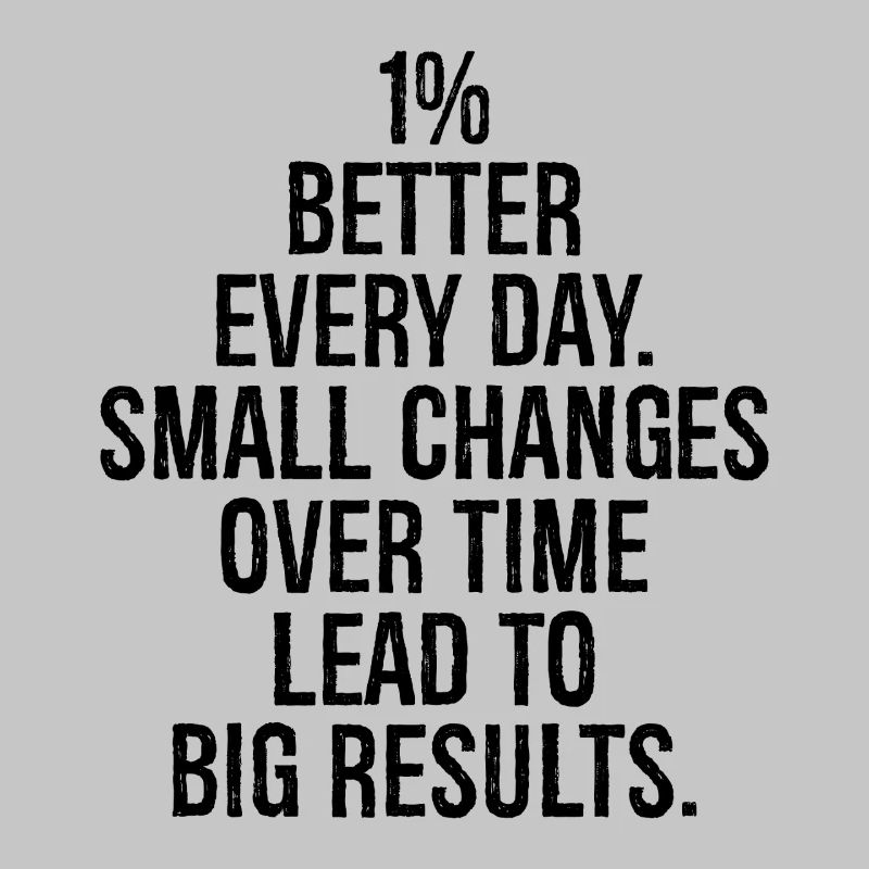 1 percent better every day small changes over time
