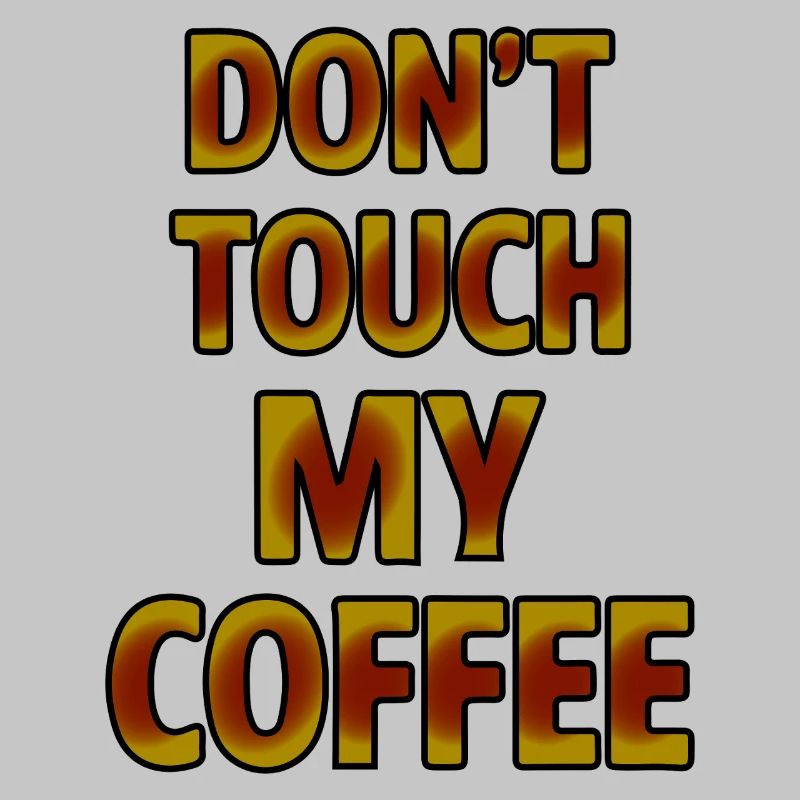 Bold Coffee Warning Graphic
