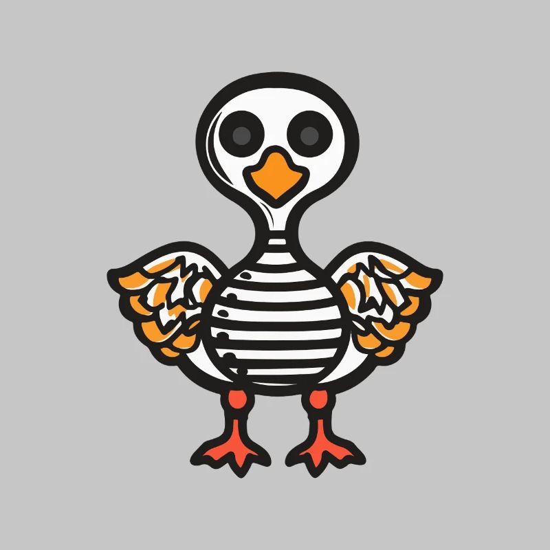 Gans Halloween Comic Lustig