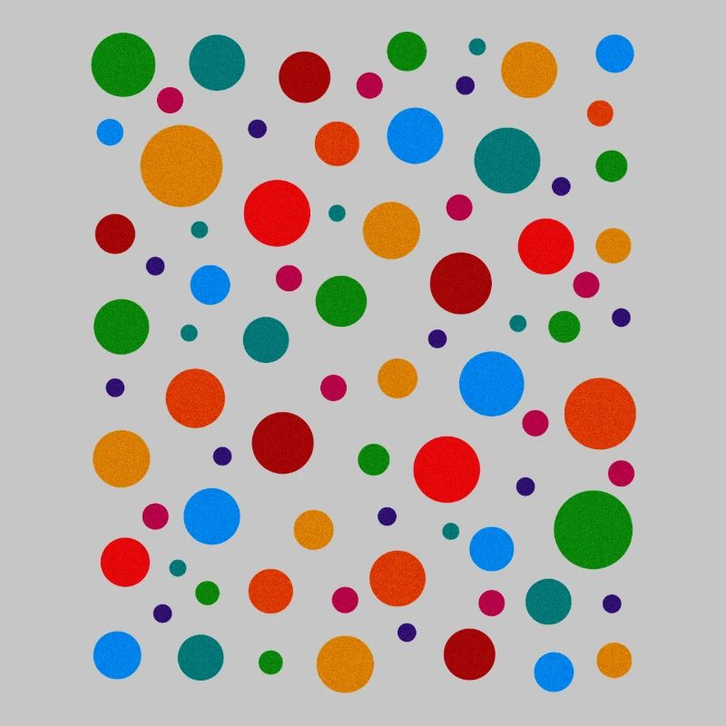 Bold Spotty Dot Colors Tee