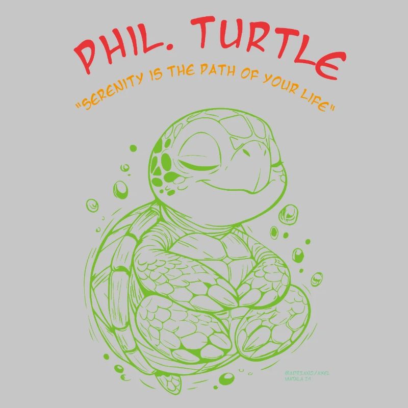 Phil Turtle Zen Path Tee