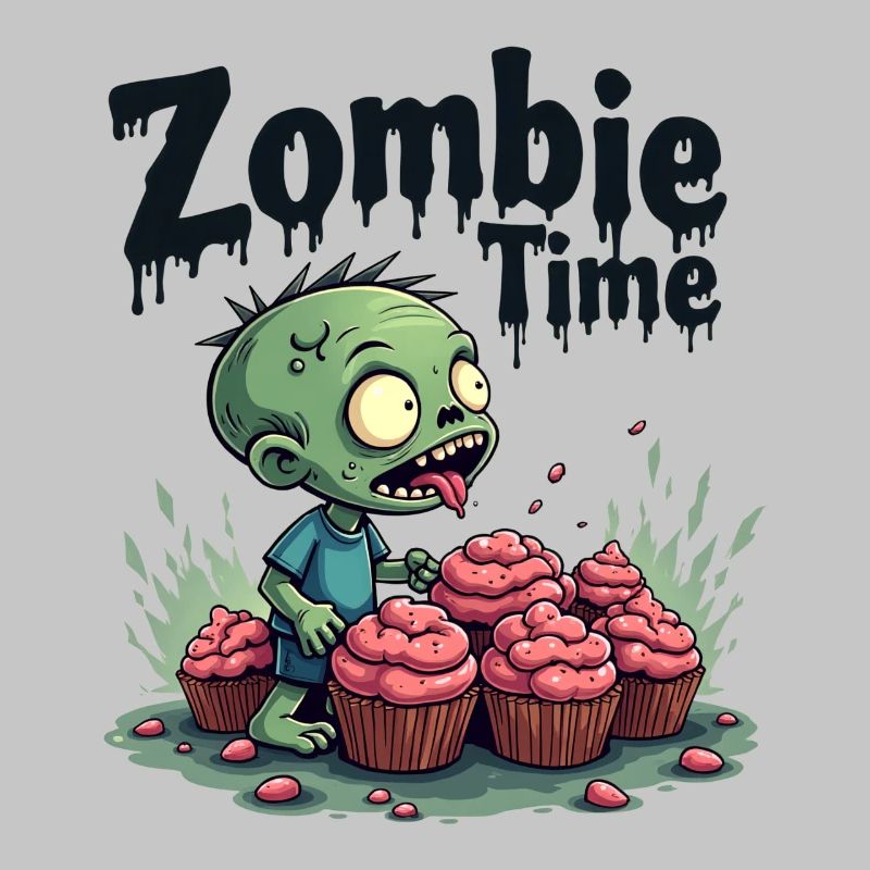 Zombie Time Cupcake Comic