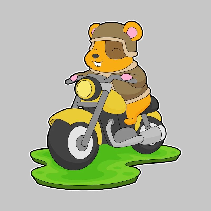 Hamster Motorcycle