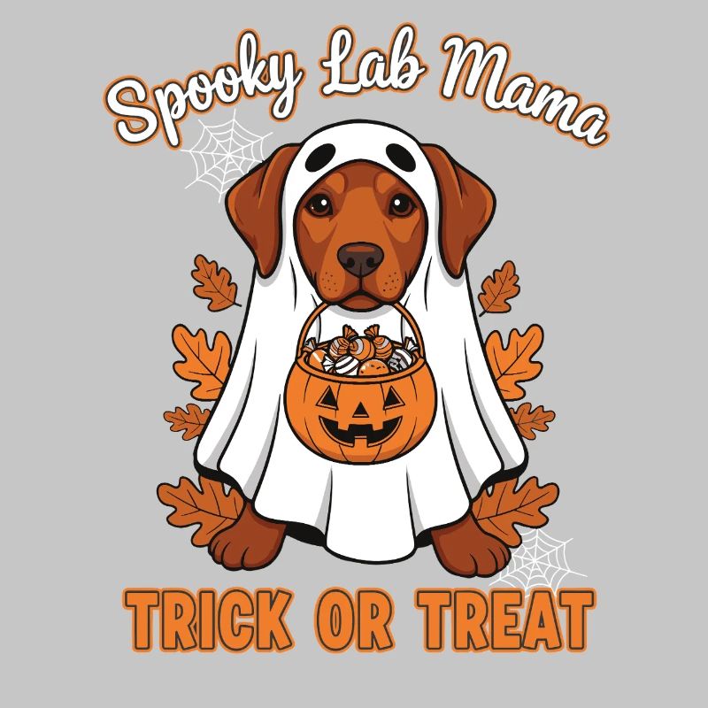 Spooky Lab Mama Halloween