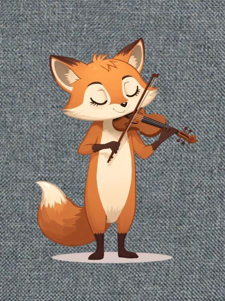 Sanfter Fuchs Violine