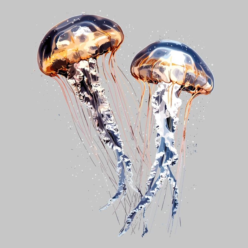 Méduse Méduse de feu Méduse Méduse mignonne