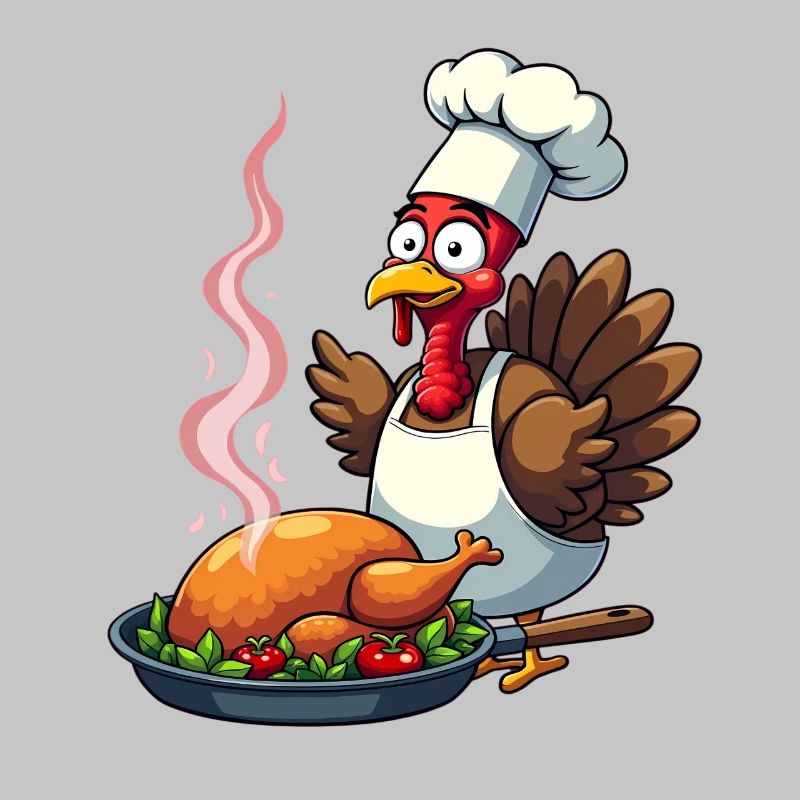 Cuisinier de dinde de Thanksgiving