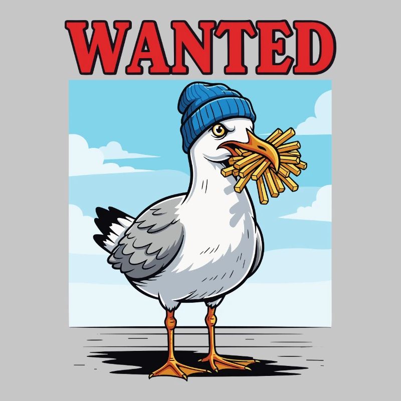Gesuchte Pommes-möwe