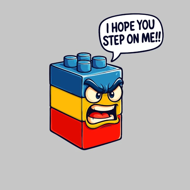 J’espère que vous me marcherez sur la construction de blocs de construction de briques