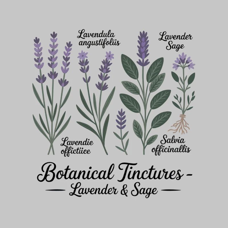 Botanical Tinctures – Lavender & Sage