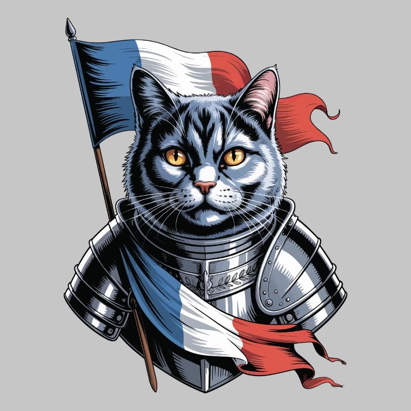 Frankreich Katze Ritter