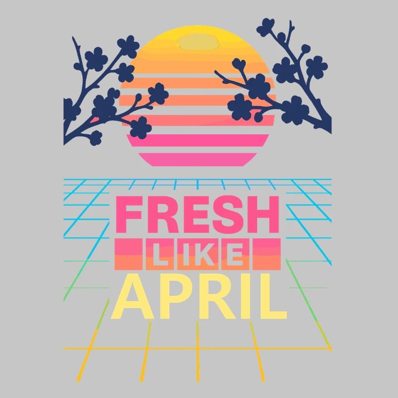 FRESH LIKE APRIL Retro Spring Cherry Blossom