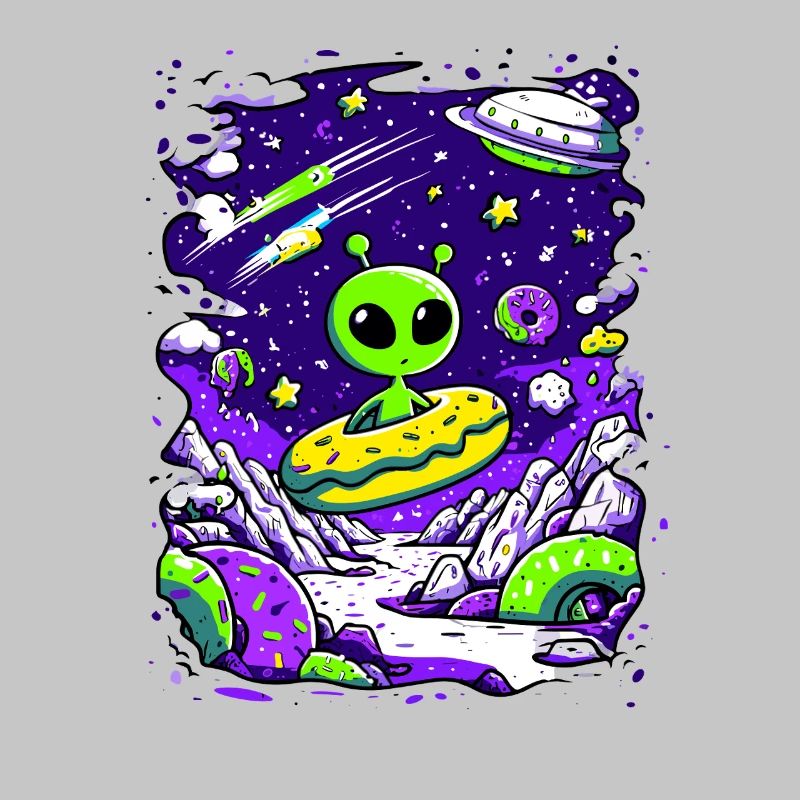 Beignet extraterrestre dans l’espace