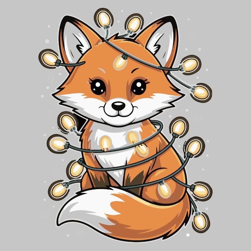 Lichterfuchs in the winter magic fox