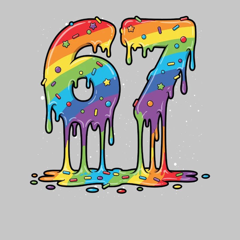 Célébration du mème Rainbow 67