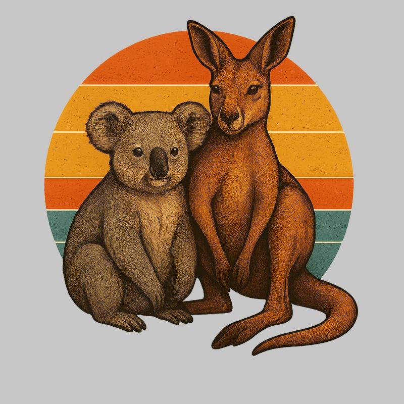 Koala and kangaroo