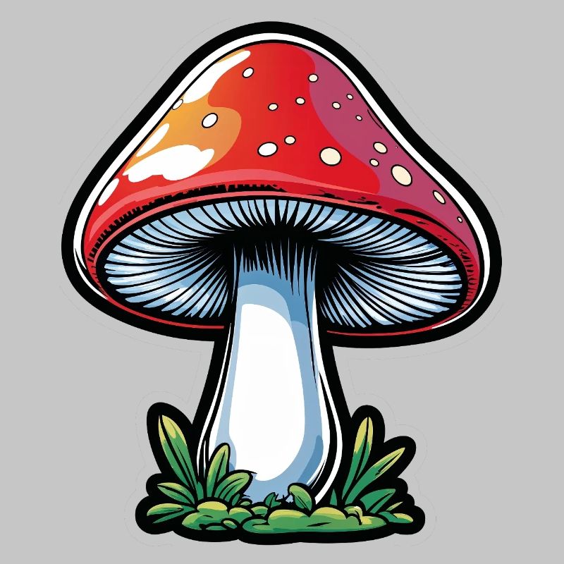 Conception du Popart Red Toadstool
