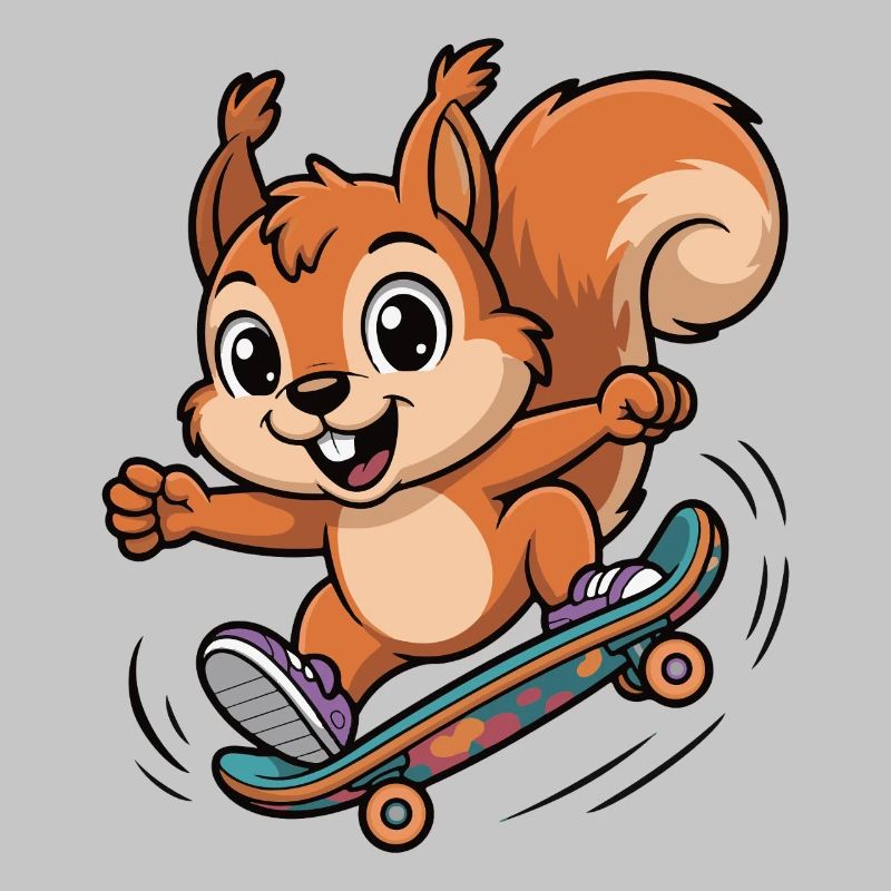 Skate-Eichhörnchen Sprinter
