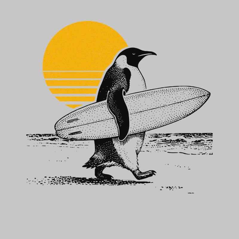 Penguin Surfer