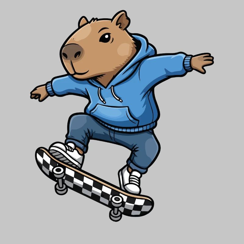 Capybara Skateboard