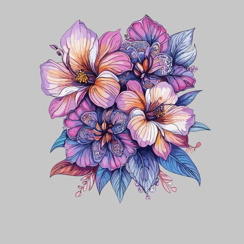 Explosion de couleurs Fleurs