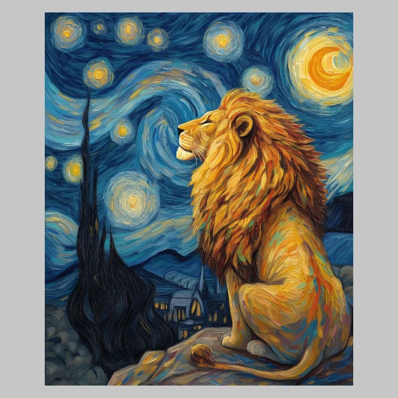 Löwe Van Gogh