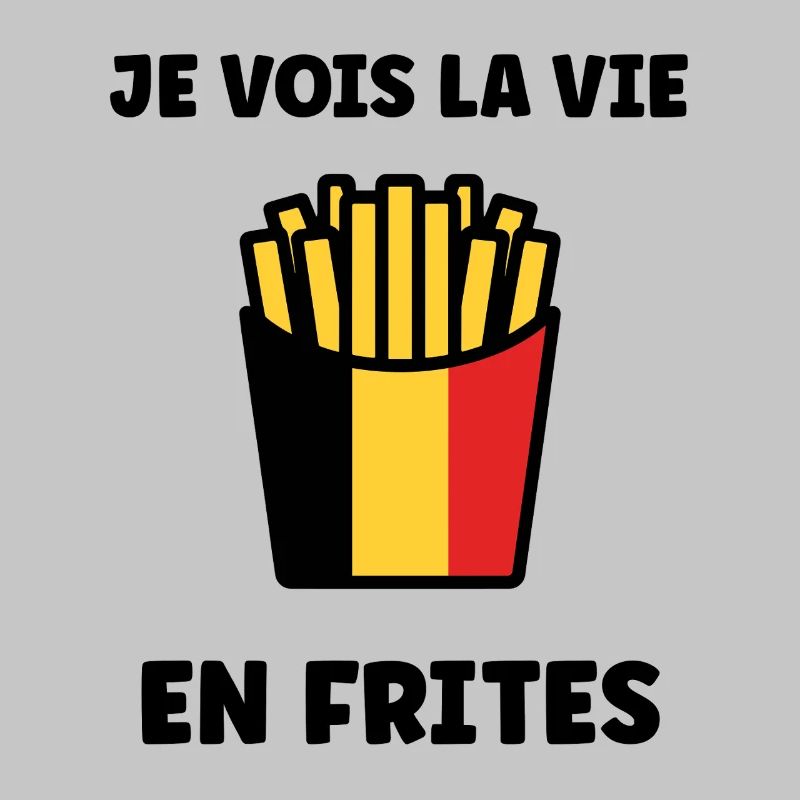 Frites Belges Drapeau Graphic