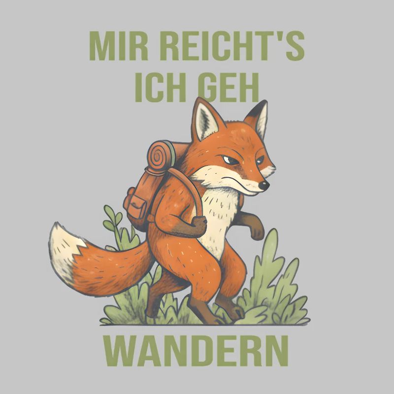 Wandering fox I've had enough, I'm going hiking