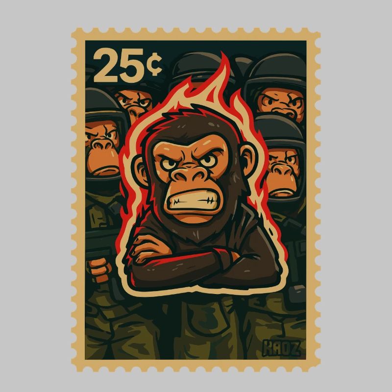 Fire and Monkey Protest