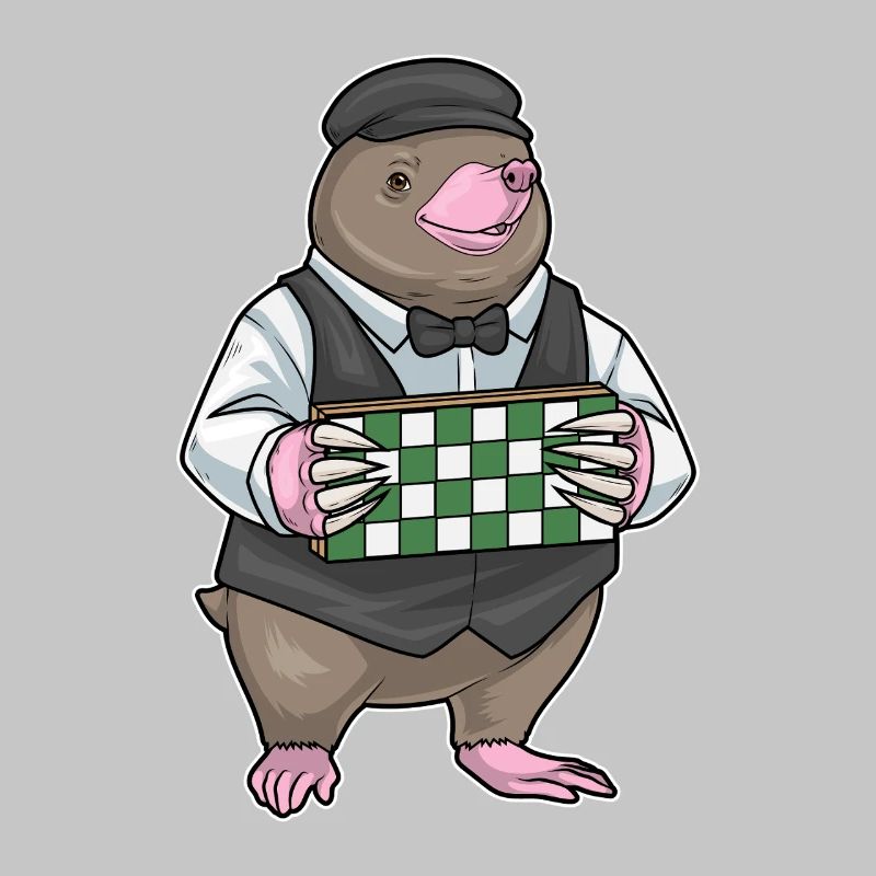 Mole Chessboard Chess Board Game