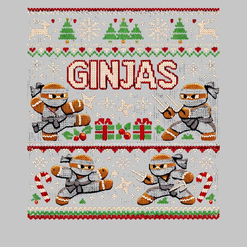 Ginjas Lebkuchen-Weihnachtspullover