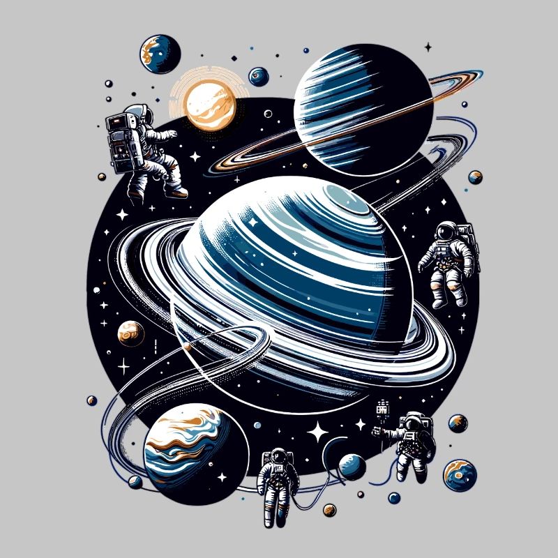 Ringed planet orbit: Astronauts