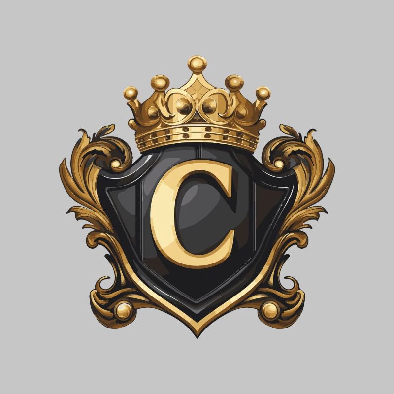 C Buchstabe Name Krone