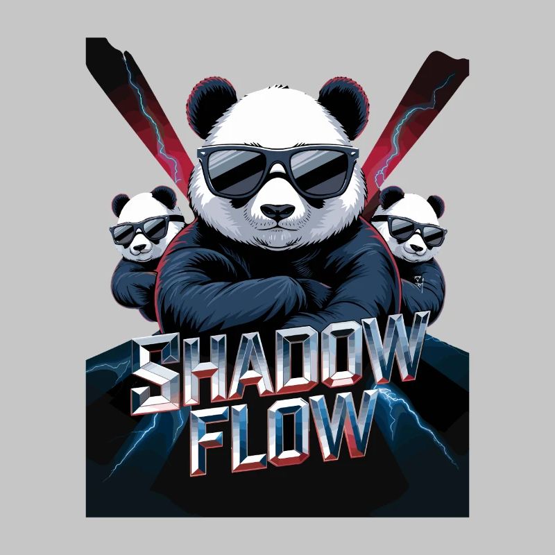 Shadow Flow Panda Crew avec des lunettes de soleil stylées