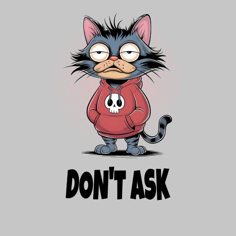 Don't Ask Cat – Funny Cat Saying