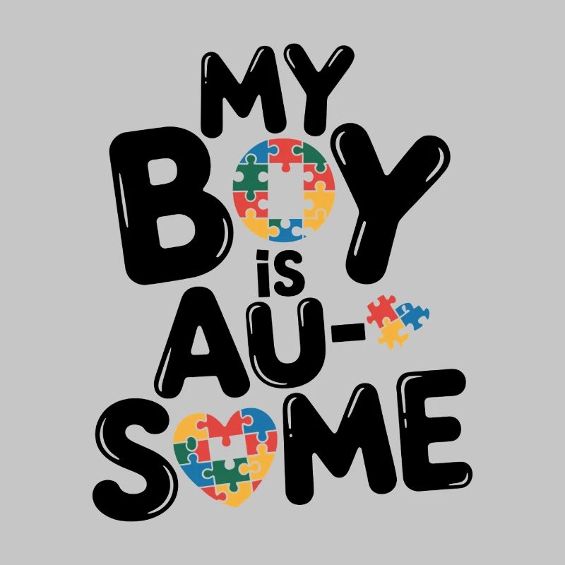 Regenbogen Puzzleherz Kreis Autism Awareness
