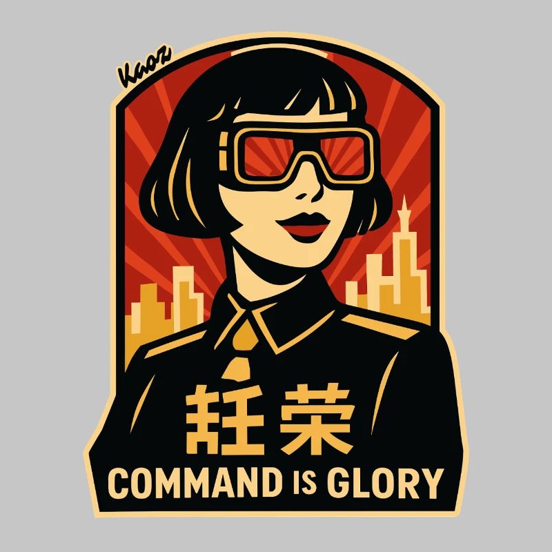 Affiche rétro de Command Is Glory
