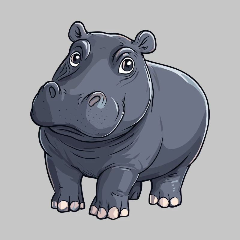 Illustration d’Hippo Nilpferd