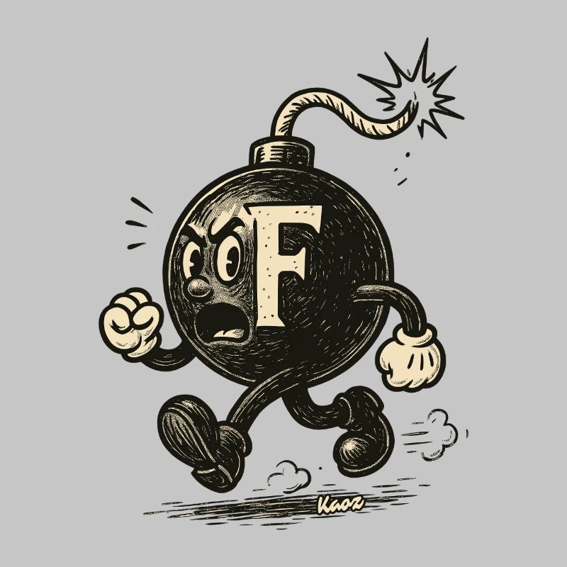 F-Bombe-Maskottchenbombe