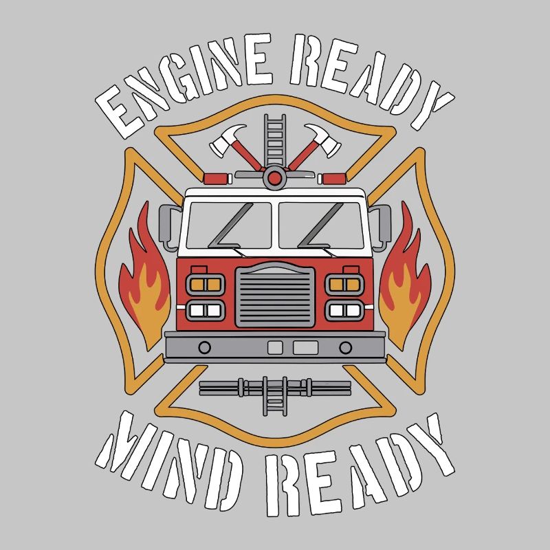 Fire Engineer Engine Ready Mind Ready Firefighting
