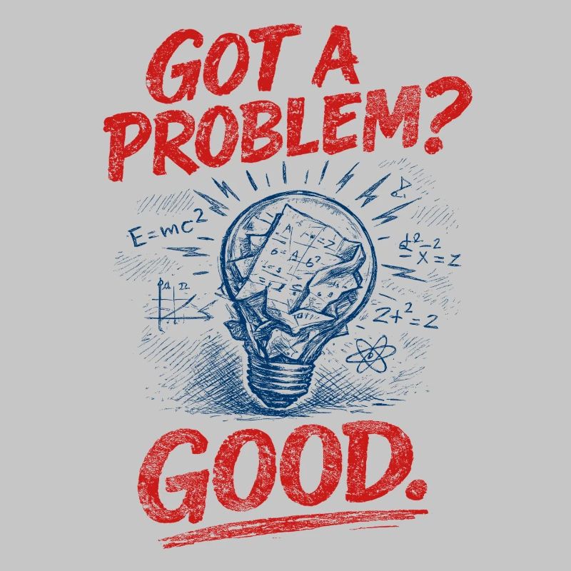 Problem? That's good | Math Teacher Math Humor