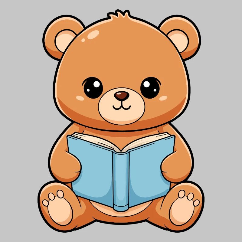 Bear Reding Boot cute Kawaii Readers