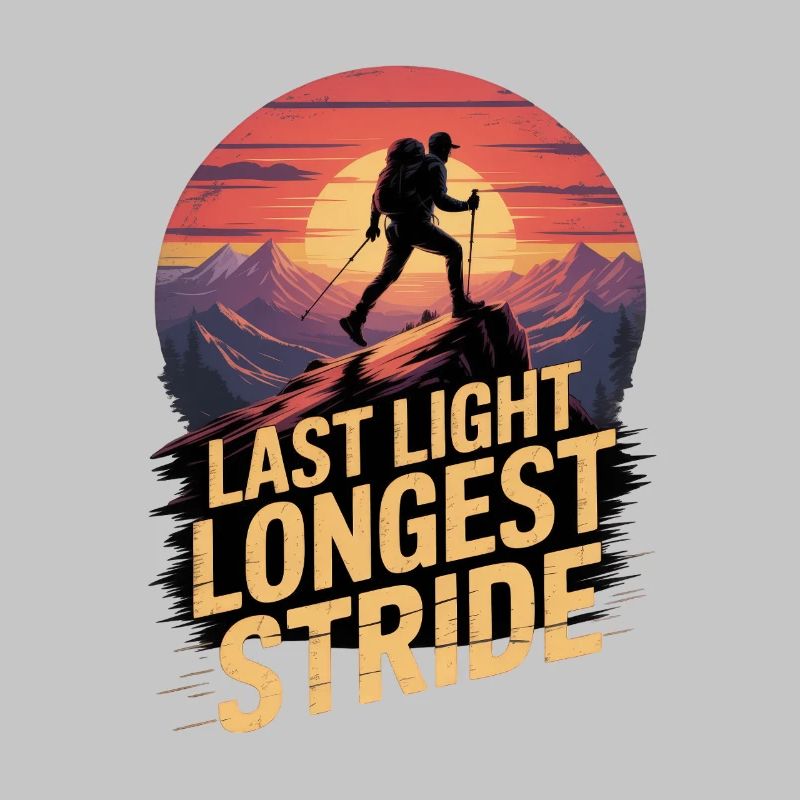 Last Light Longest Stride Hiking Sunset