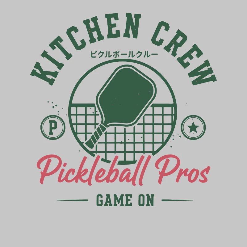 Pickleball Kitchen Crew Pros Game On Funny Player