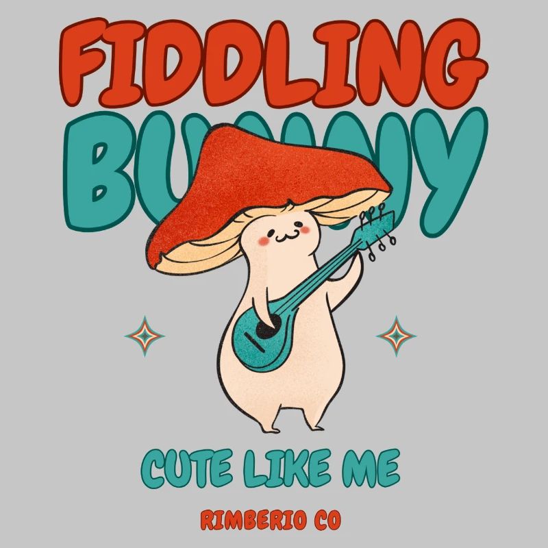 Fiddling Magic Mushroom Rabbit