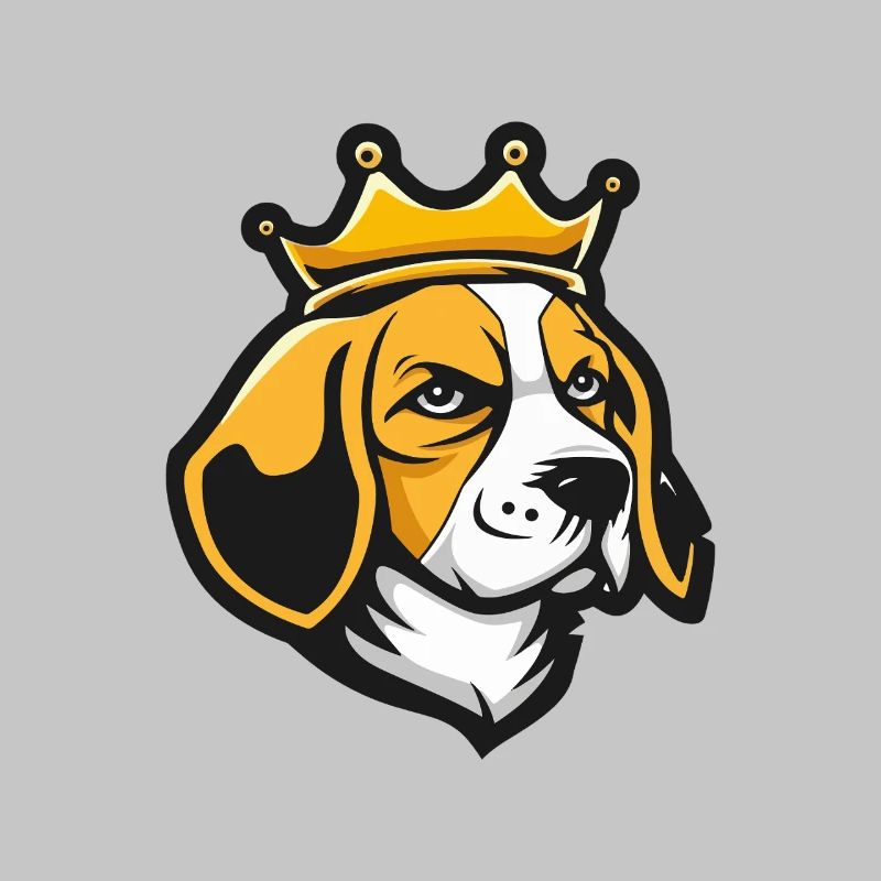 Beagle Hund Krone