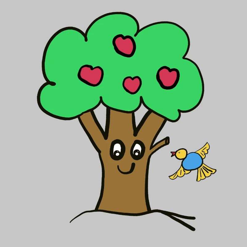 Apple Tree Tree Nature Bird