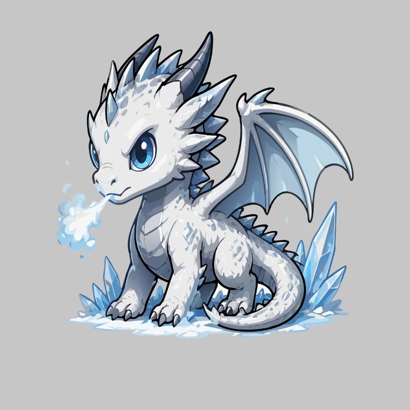 Kristall-Eisdrache