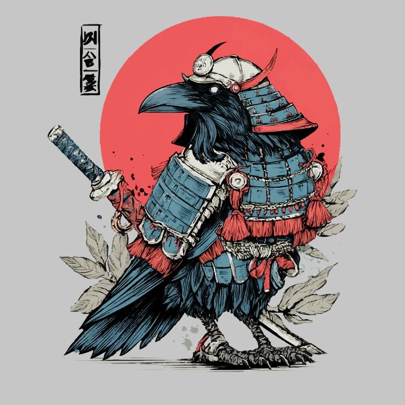 Crimson Samurai Raven Armor