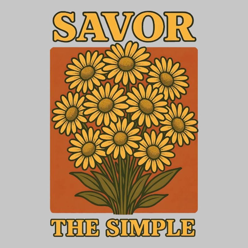 Profite simplement | Les fleurs vivent lentement